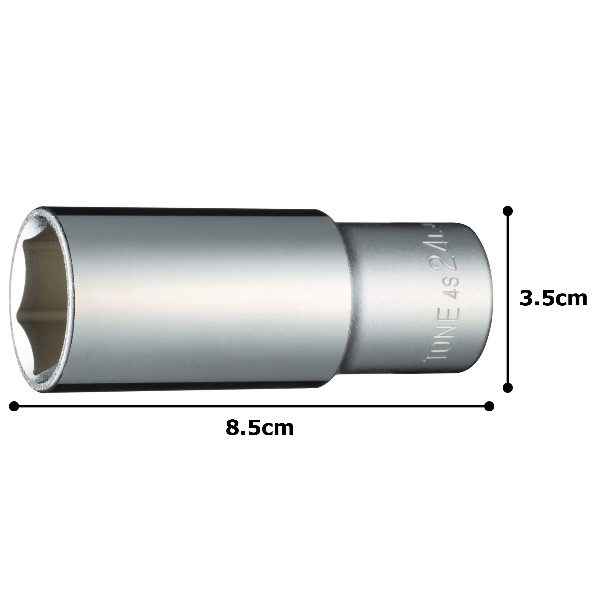 토네 HP4S-24L 24mm 12.7sq 6각 딥소켓 이미지 5