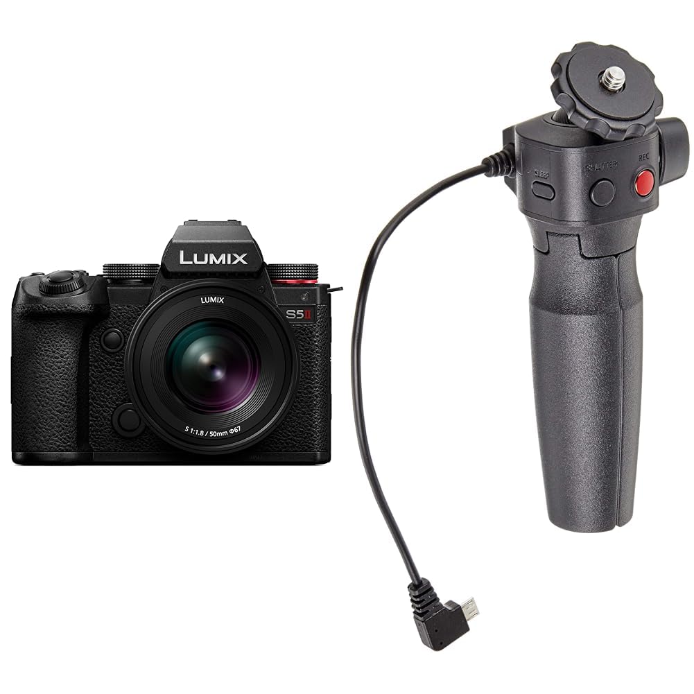 파나소닉 S5M2W 풀프레임 미러리스 카메라 렌즈킷 블랙 트라이포드 그립 세트