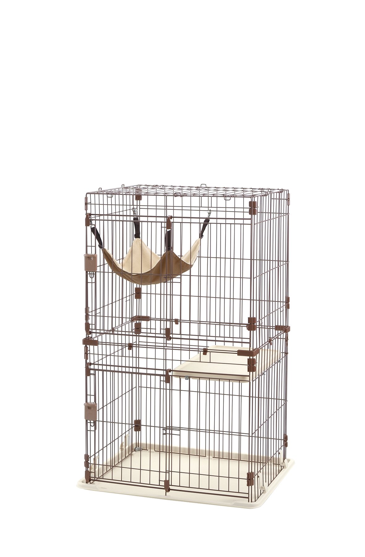 리첼 릴랙스 캣 서클 S 브라운 059781 고양이 케이지 72L 61W 777H cm