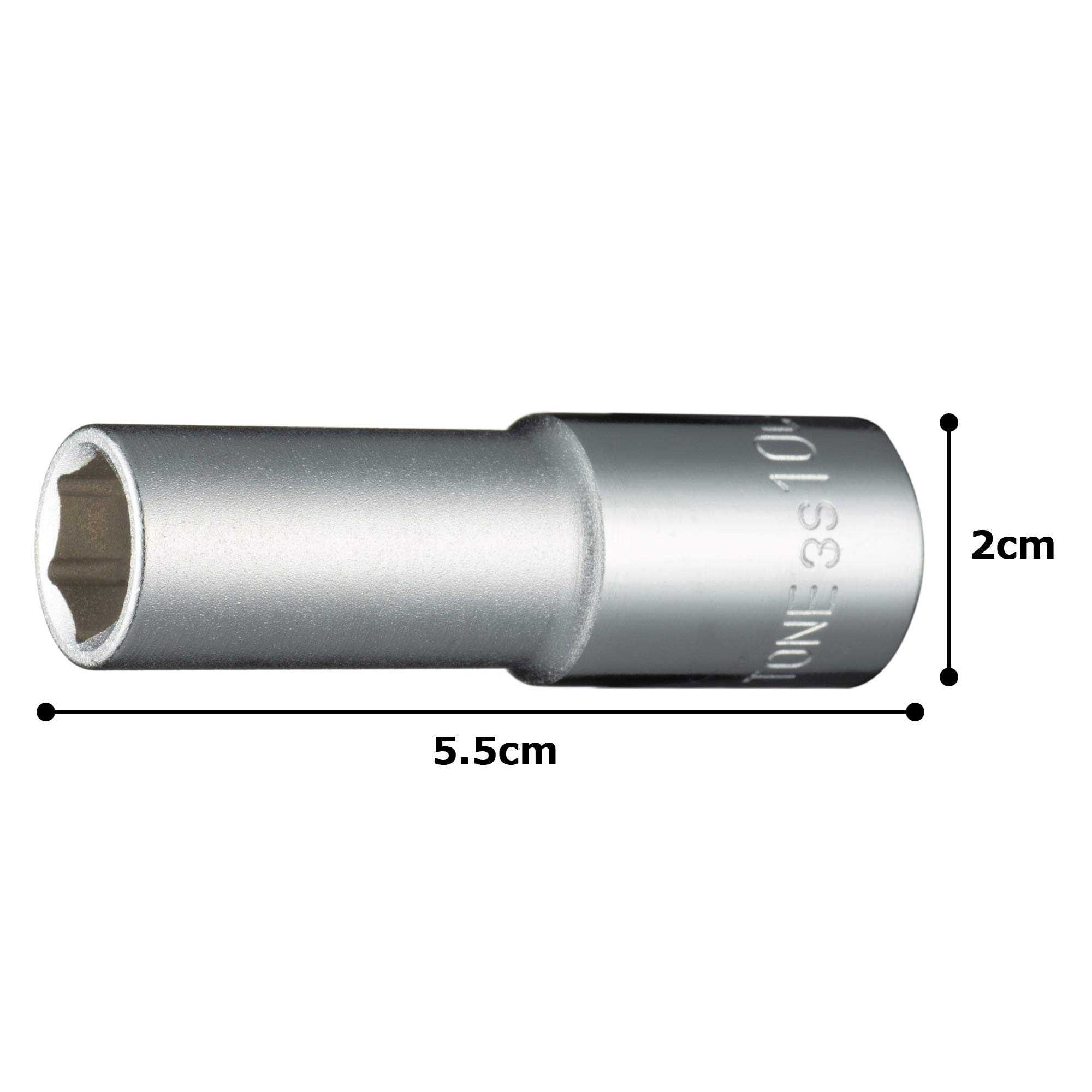 토네 HP3S-10L 6각 딥소켓 9.5mm 10mm 이미지 5