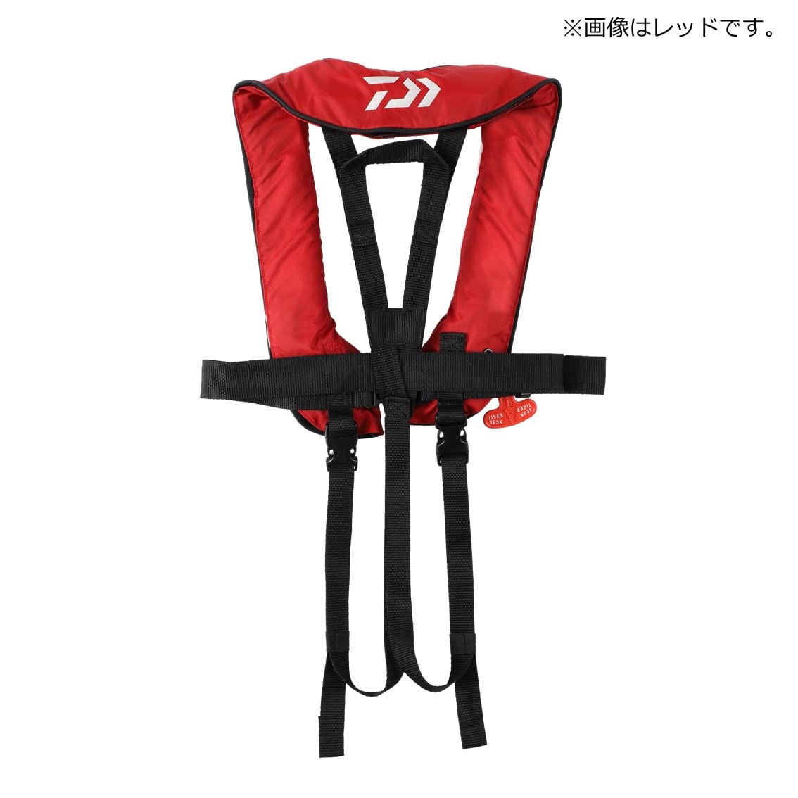 다이와 DF-2822 어린이용 팽창식 구명조끼 레드 이미지 2