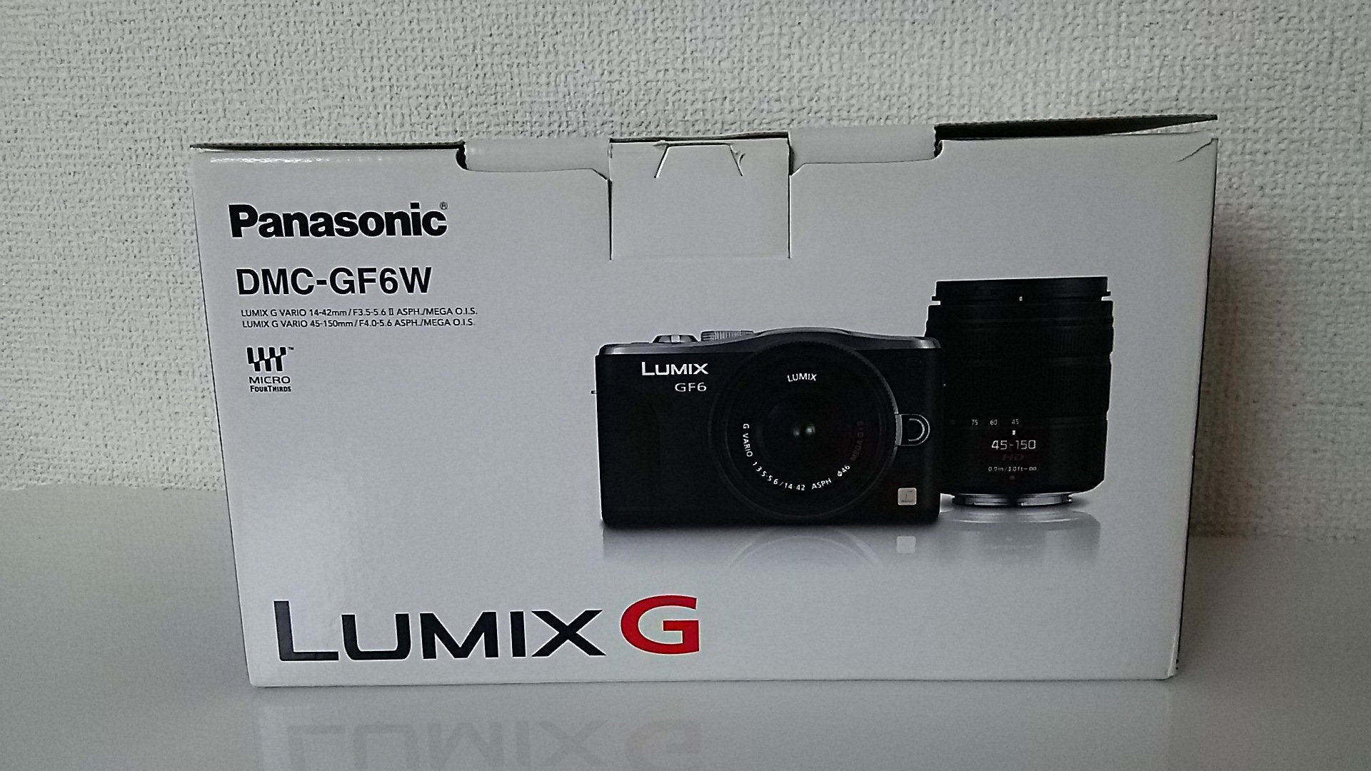 [중고] 파나소닉 루믹스 GF6 블랙 미러리스 카메라 더블 줌 렌즈 키트
