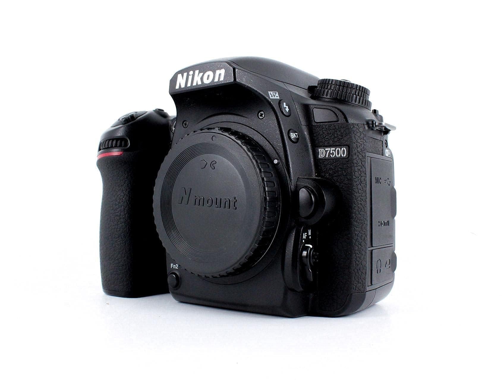 니콘 D7500 블랙 DSLR 카메라 바디 단품