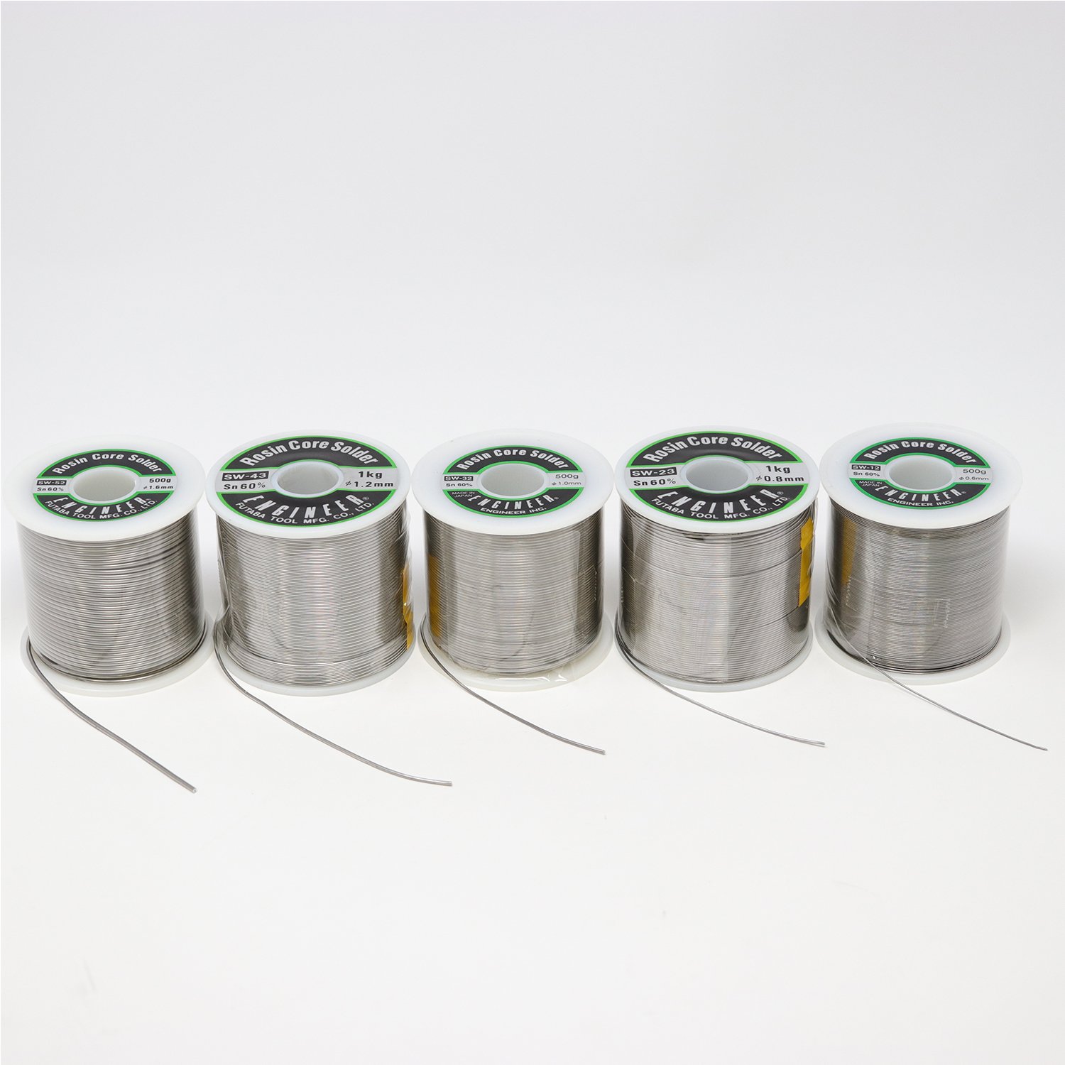 엔지니어 糸ハンダ SW-52 1.6mm 500g 납땜 중량: 500g 이미지 2