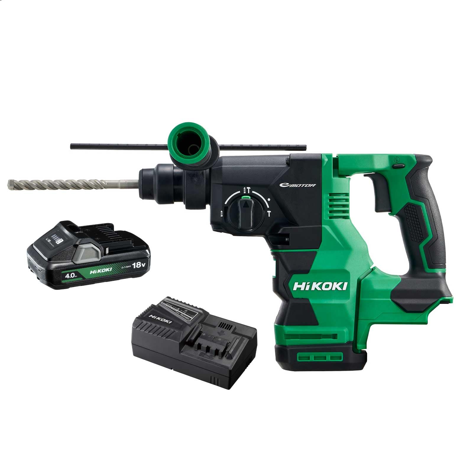 하이코키 DH1826DA 18V 로터리 해머드릴 스타터 키트 4