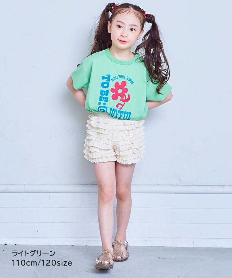 마키즈 프린트 반팔 티셔츠 흡수속건 Ｂ９０블랙 140 이미지 5