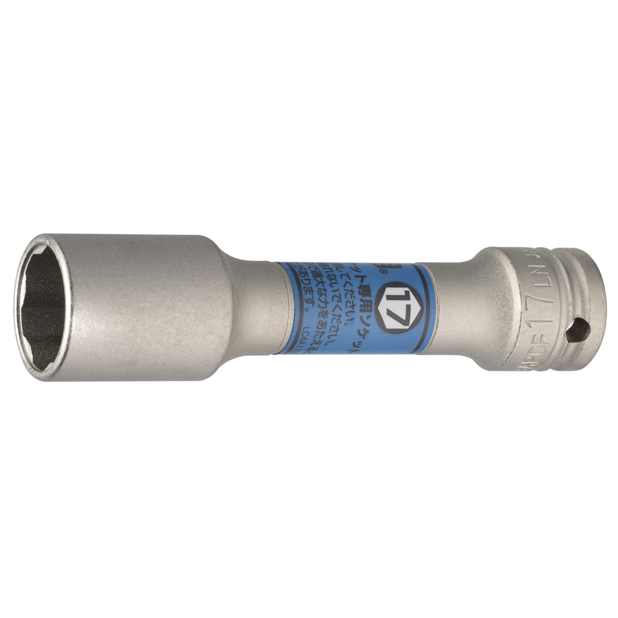 토네 블루 HP3APQF-17LN 17mm 퀵핏 박형 롱 휠너트 소켓 9.5mm 이미지 2