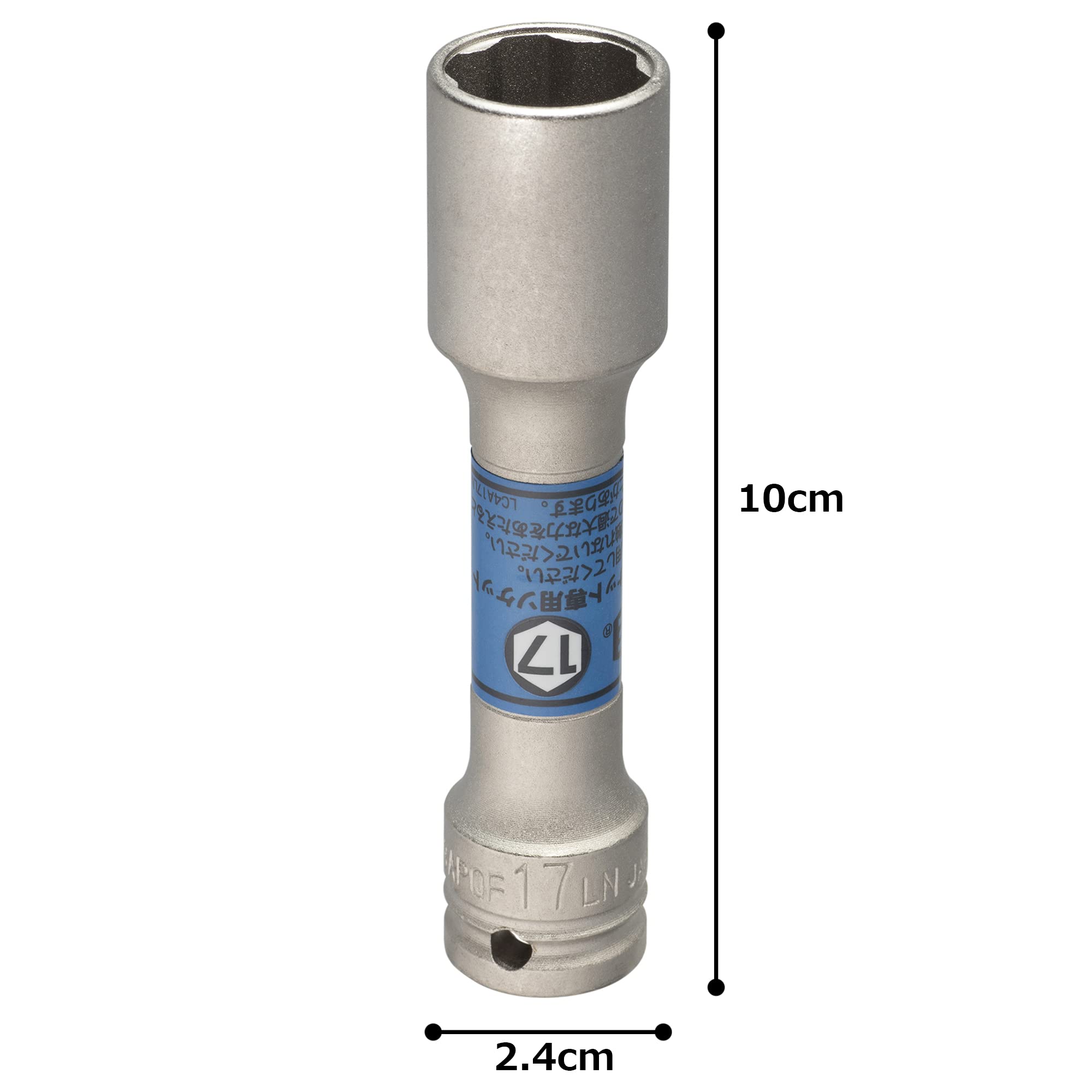 토네 블루 HP3APQF-17LN 17mm 퀵핏 박형 롱 휠너트 소켓 9.5mm 이미지 6
