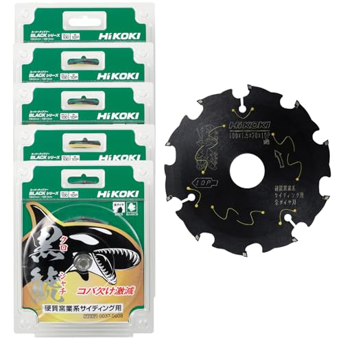 하이코키 쿠로샤치 0023-0901 100mm 칩쏘 경질사이딩용 5+1입