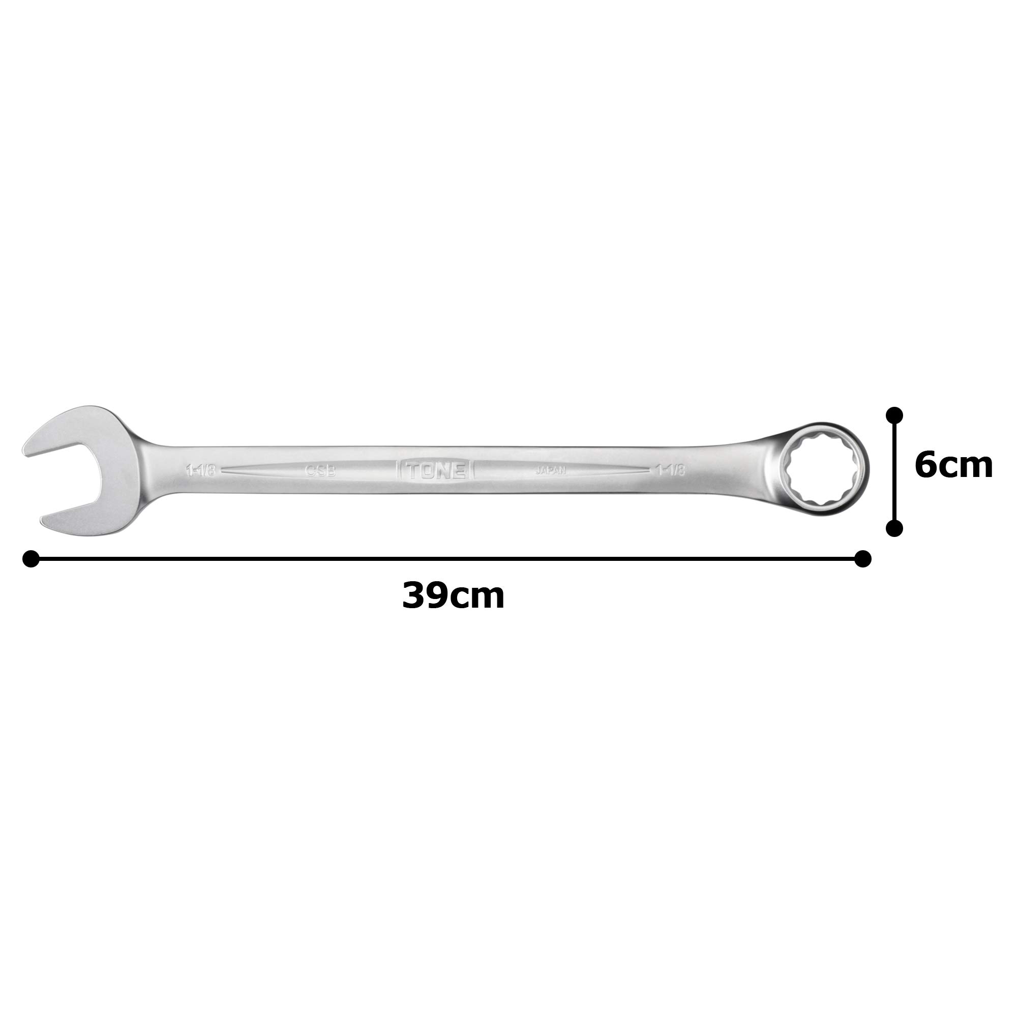 토네 CSB-36 1-1/8인치 콤비네이션 렌치 이미지 5