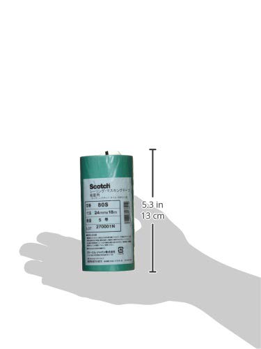 3M 스카치 마스킹테이프 80S 24mm 18M 5롤 거친표면용 이미지 3