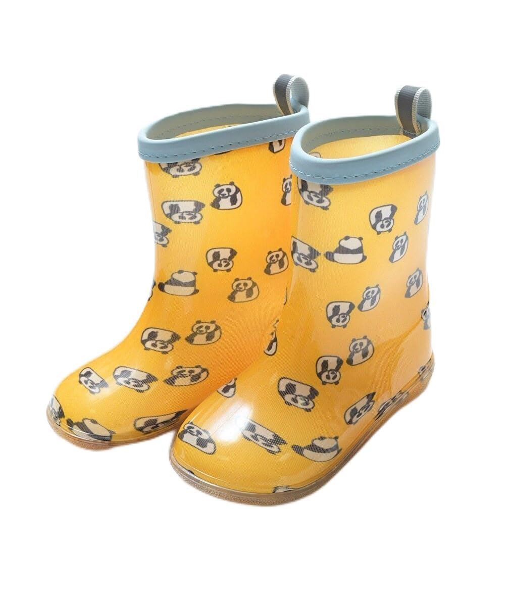 마키즈 총무늬 레인부츠 F34 옐로우 총무늬 13cm