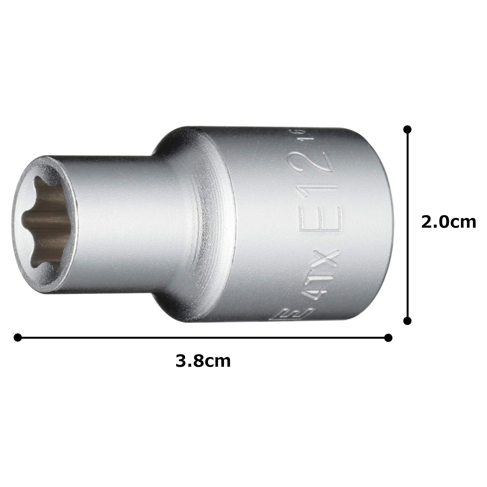 토네 HP4TX-E12 12.7mm E형 토크스 소켓 이미지 5