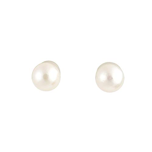 교세라 플래티넘 아코야 진주 귀걸이 6.0mm 6.5mm 스터드 이미지 2