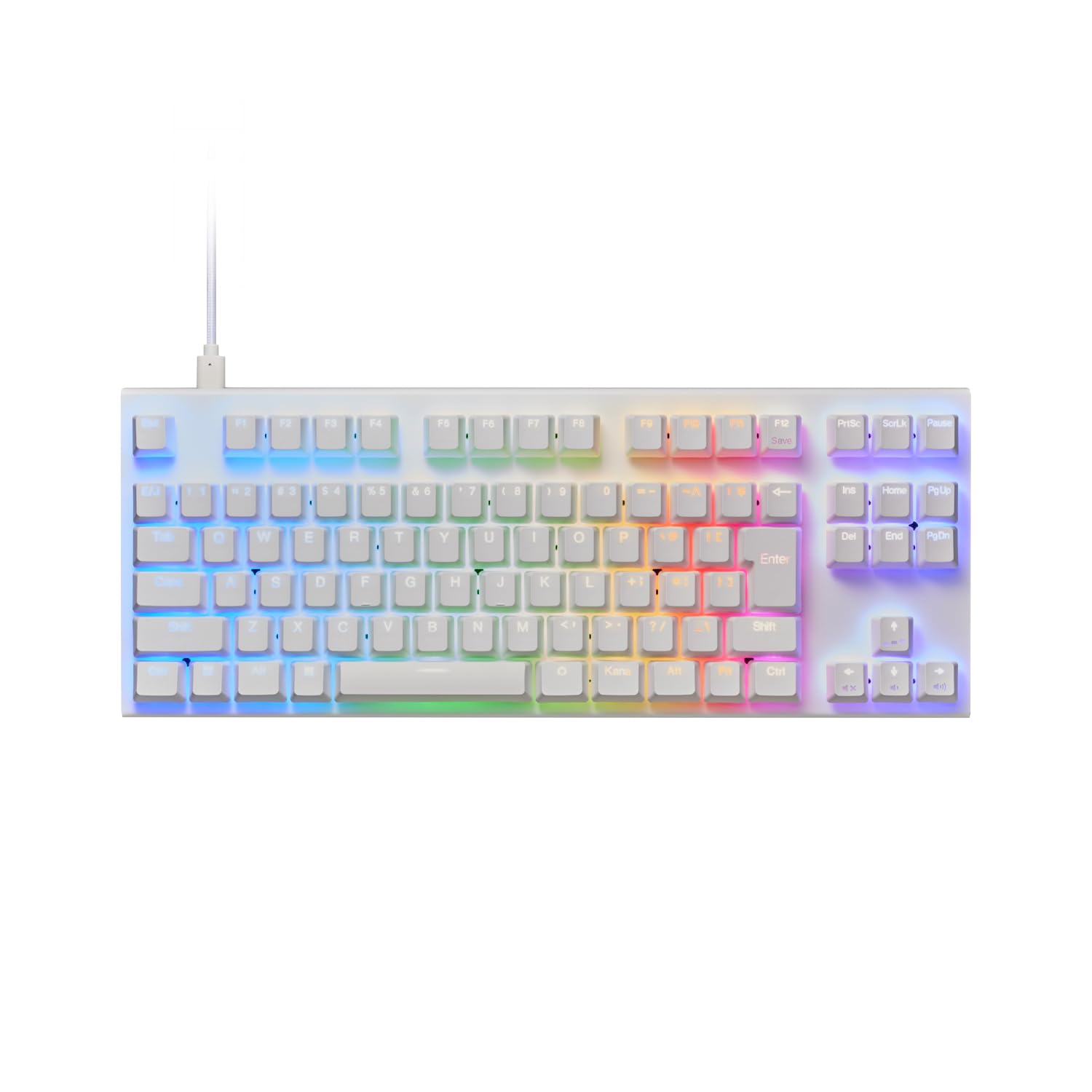 토프레 GX1 Plus 슈퍼화이트 X1PC21 게이밍 키보드 일본어 배열 45g