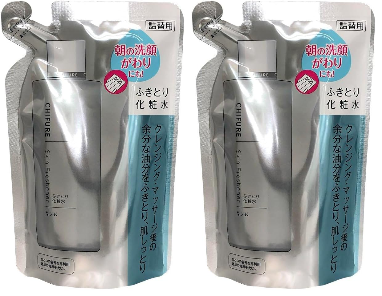 치후레 닦아내는 토너 리필 150 밀리리터 (x 2)