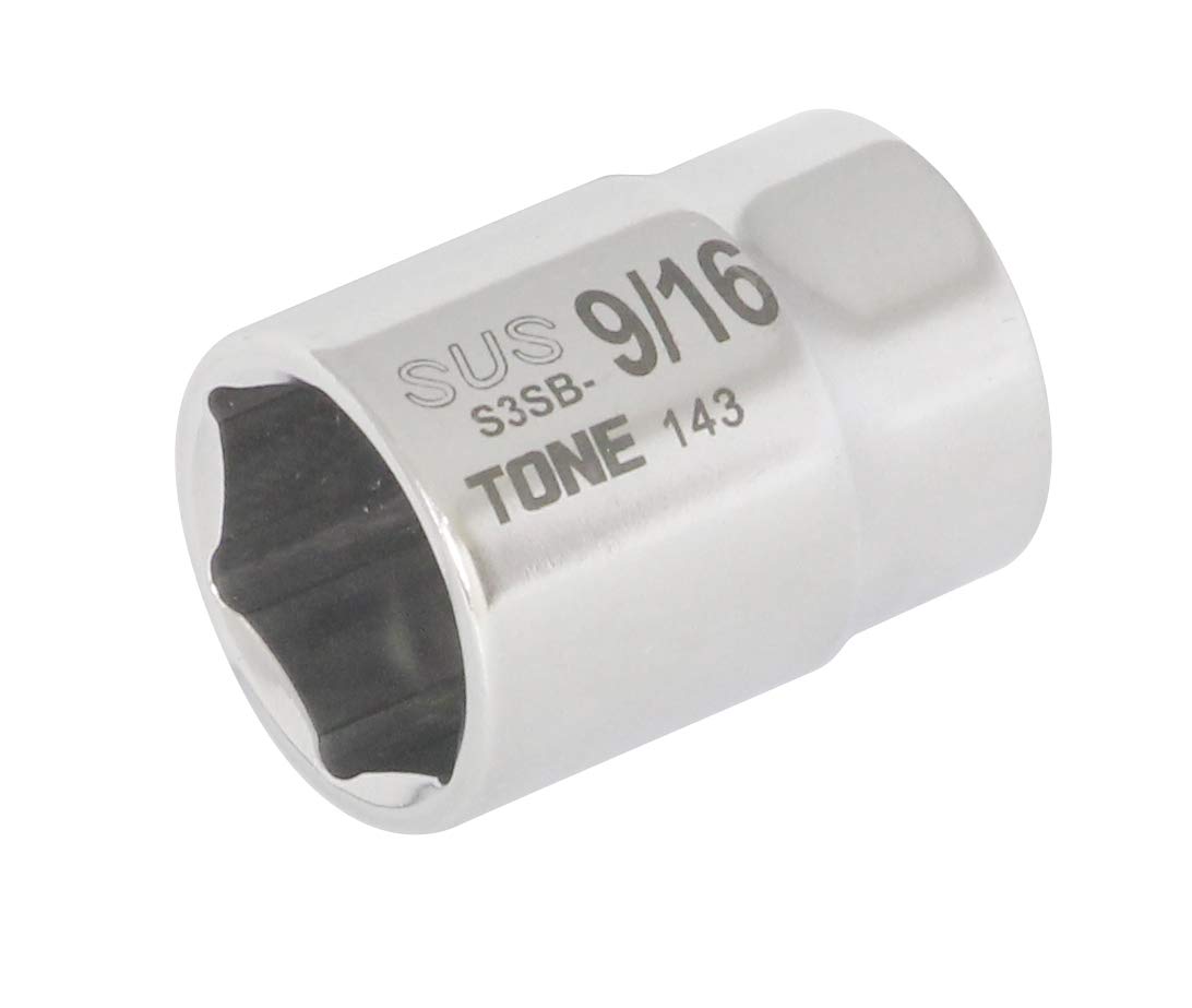 토네 S3SB-18 9/16인치 SUS 6각 소켓 9.5mm