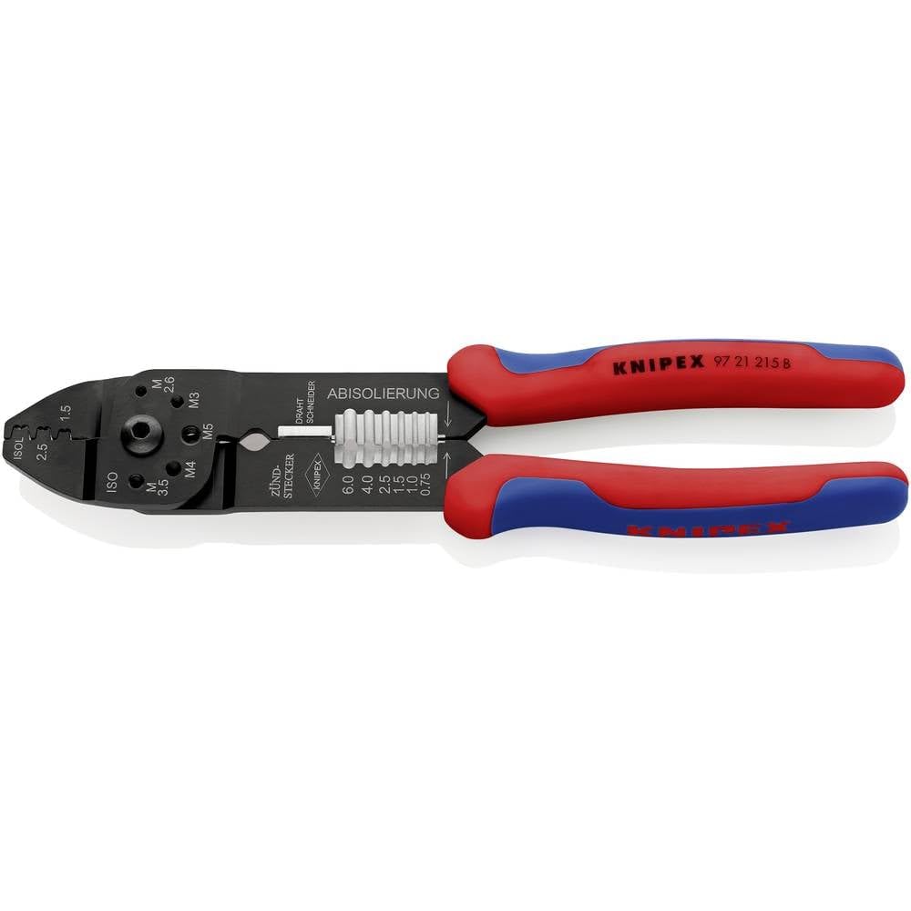 크니펙스 9721215B 215mm 압착 펜치 접속단자용 0.5~2.0