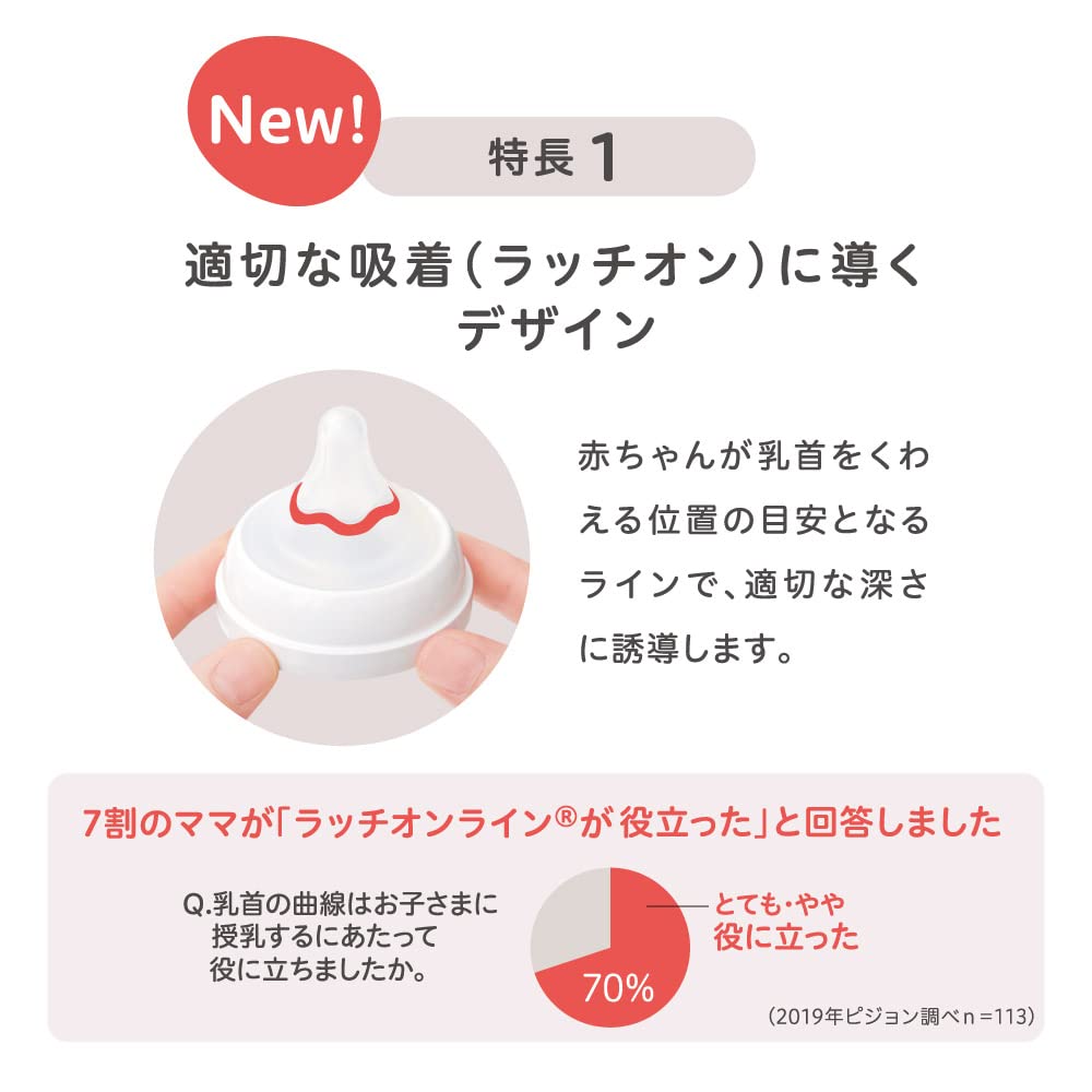 피죤 모유실감 젖꼭지 S 2개입 1개월 S 이미지 5
