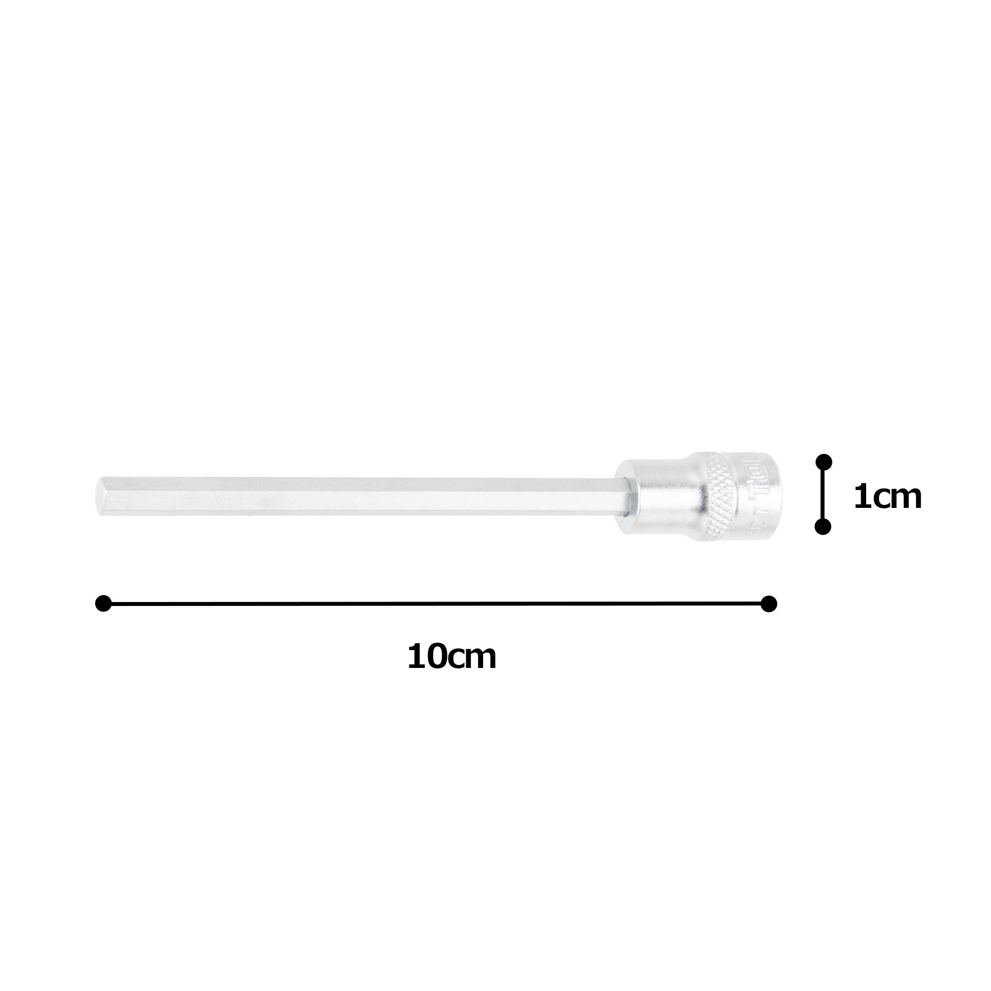 토네 2H-05L 5mm 롱 육각 소켓 6.35mm 이미지 5