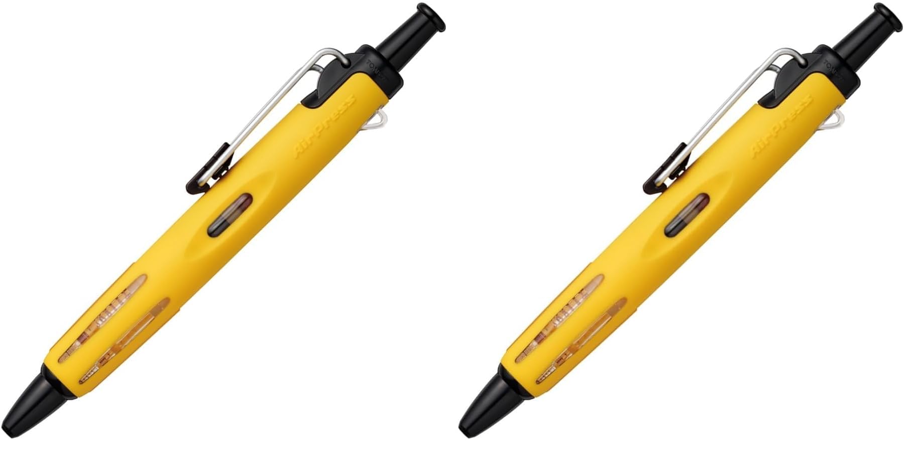 톰보 에어프레스 옐로우 BC-APN52 0.7mm 가압식 유성볼펜 2본