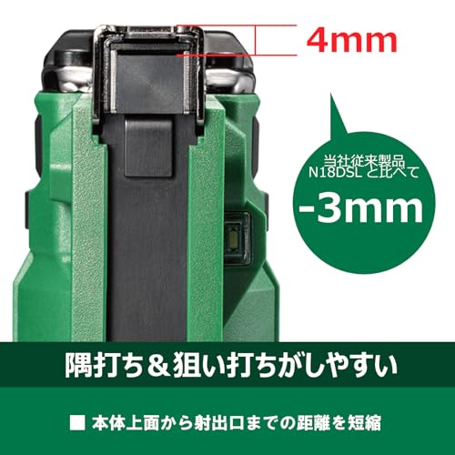 하이코키 N1812DA 18V 충전식 타카 스타터 키트 이미지 4