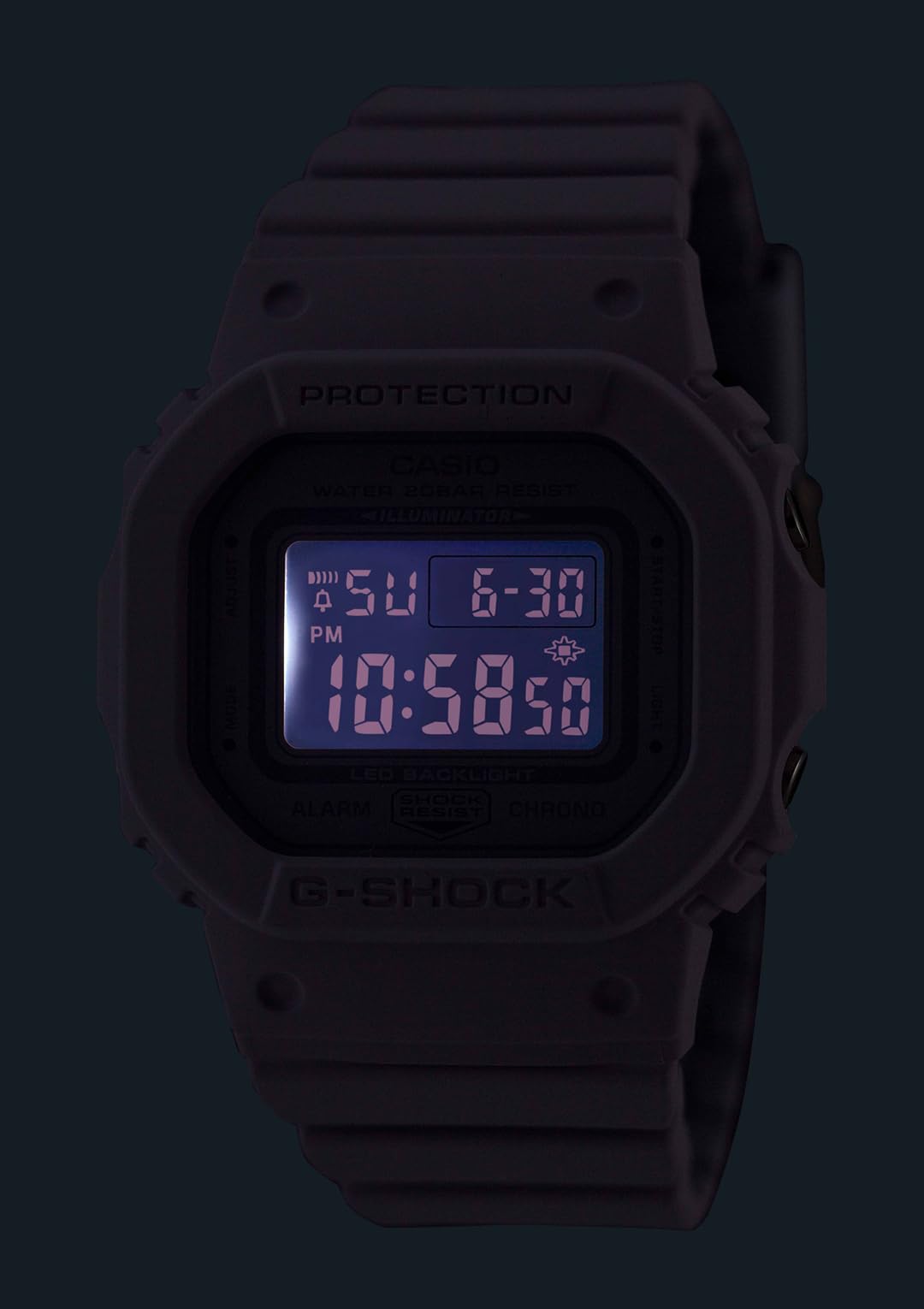 카시오 지샥 미드사이즈 퍼플 GMD-S5600BA-6JF 손목시계 BASIC 이미지 5