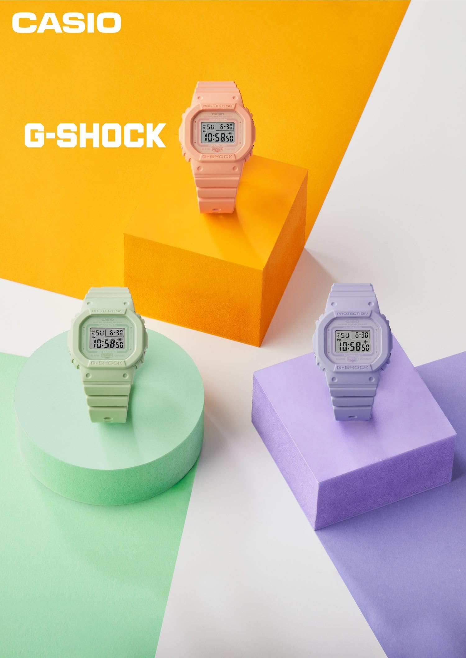 카시오 지샥 미드사이즈 퍼플 GMD-S5600BA-6JF 손목시계 BASIC 이미지 2