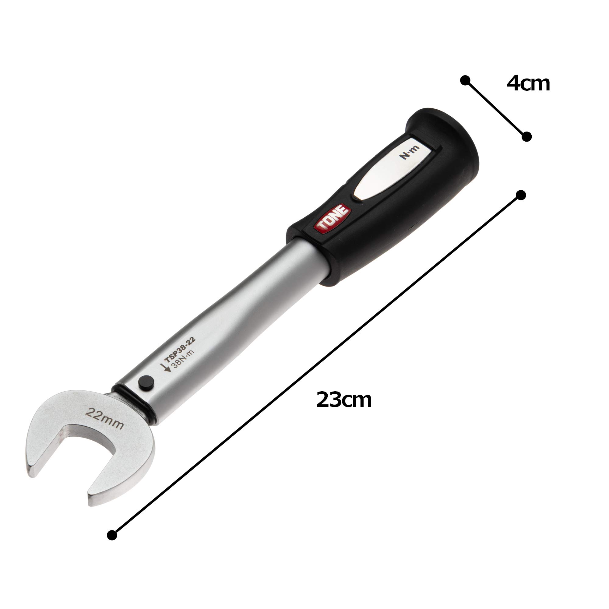 토네 스패너형 단능 토크렌치 TSP38-22 38Nm 블랙 에어컨 공구 이미지 5