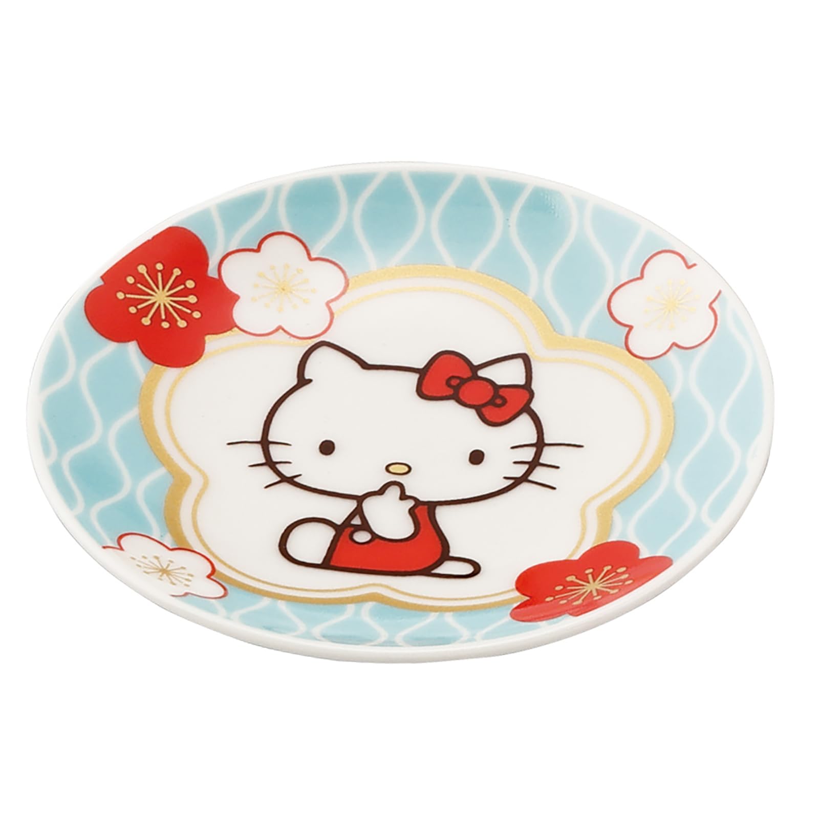야마카 헬로키티 매화 HK181-333 9cm 콩접시 이미지 2