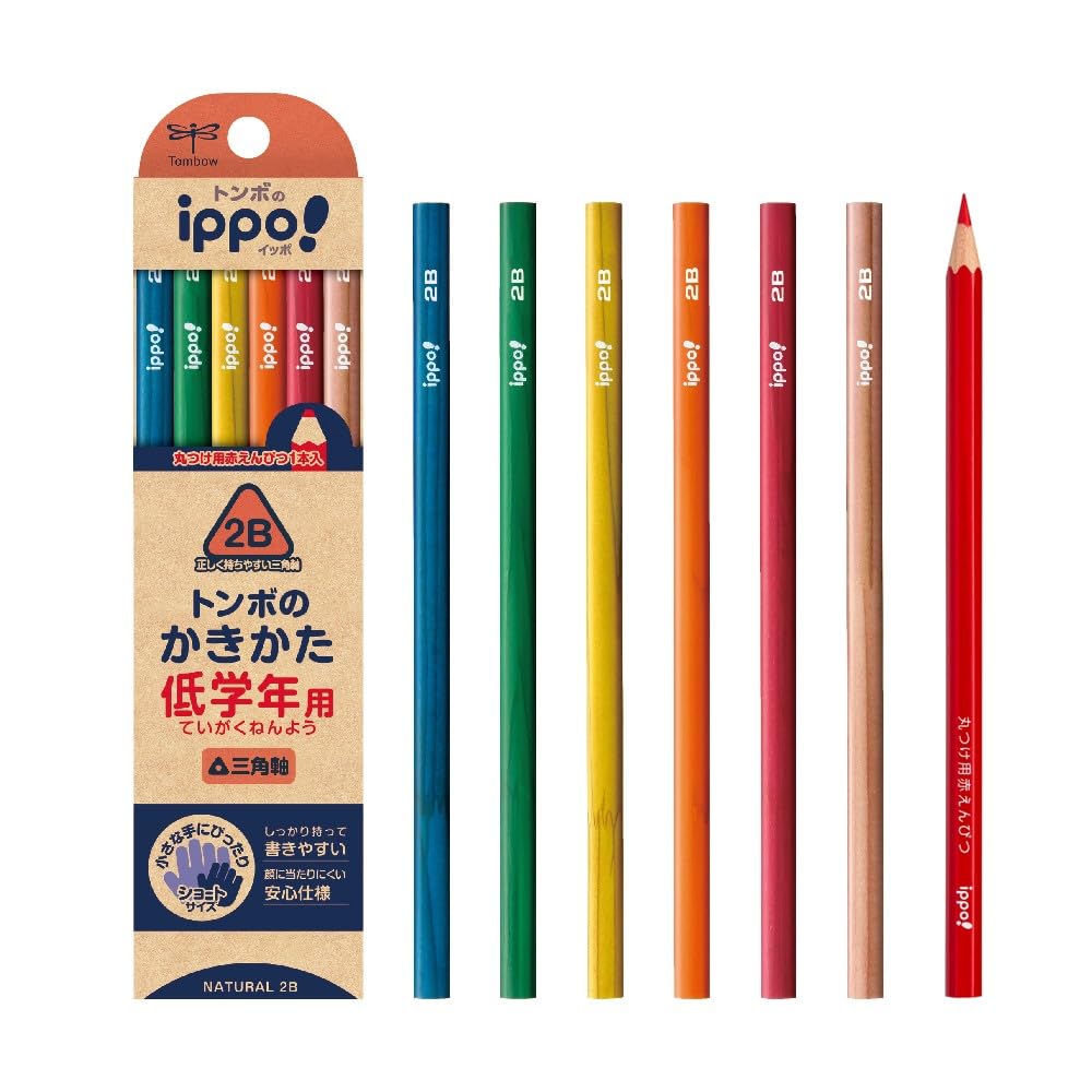 톰보 ippo 내추럴 MP-SEPA01-2B 저학년용 삼각 연필 2B 1개