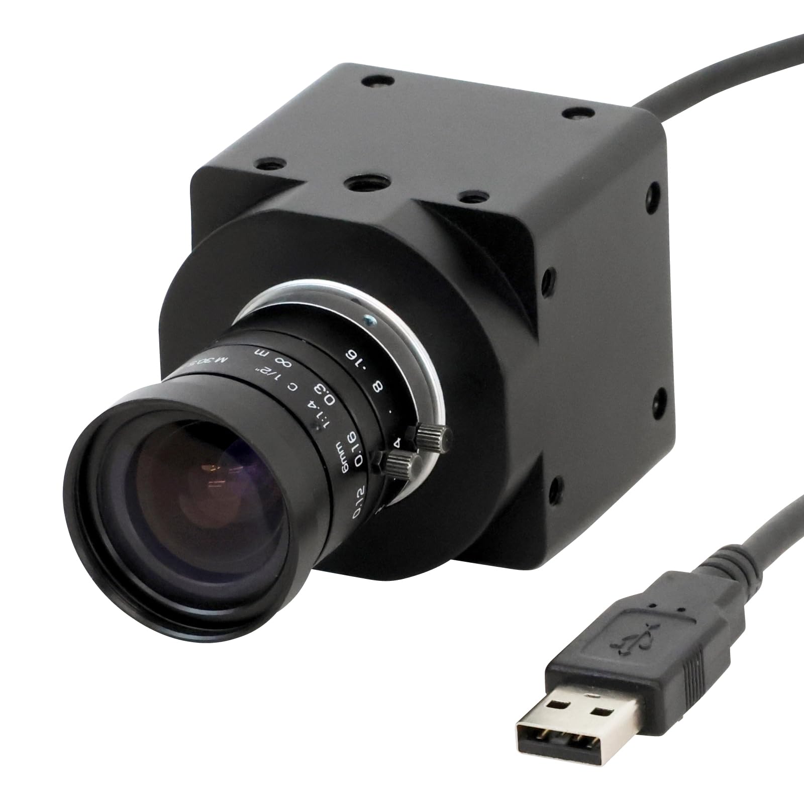 호잔 USB 연결 500만 화소 초점거리 6mm 작동거리 200mm-∞ 카메라 렌즈 전용