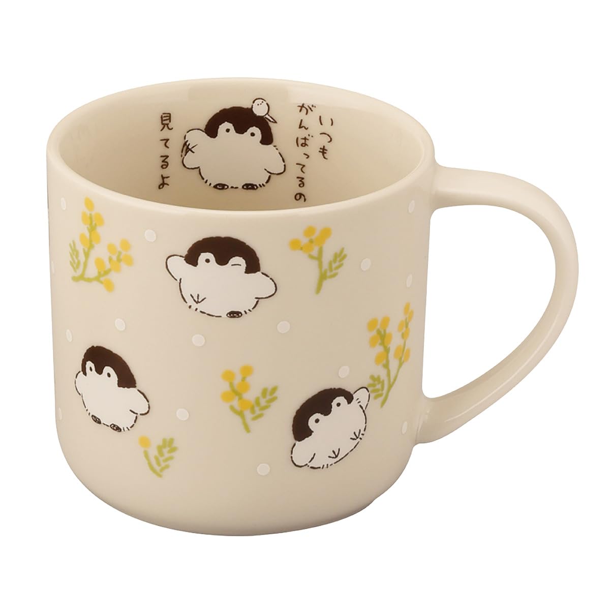 야마카 코우펜짱 미모사 KPC32-11 350ml 머그컵 전자레인지용