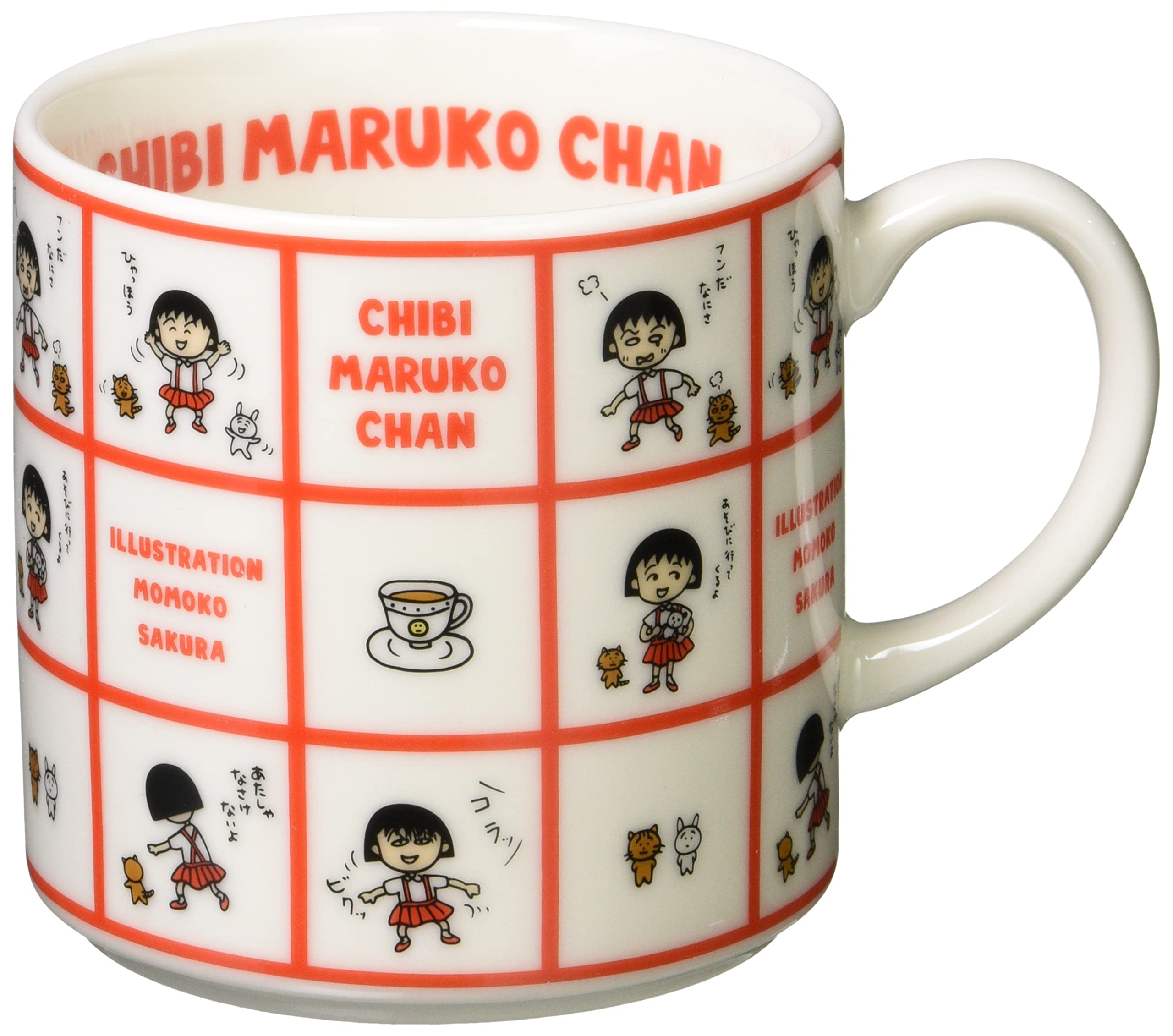 야마카 치비마루코짱 35주년 기념 코믹 CM33-11 350ml 머그컵 일본제