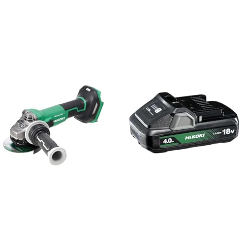 하이코키 G1810DB 100mm 충전 디스크그라인더 4.0Ah 배터리 세트 이미지 2