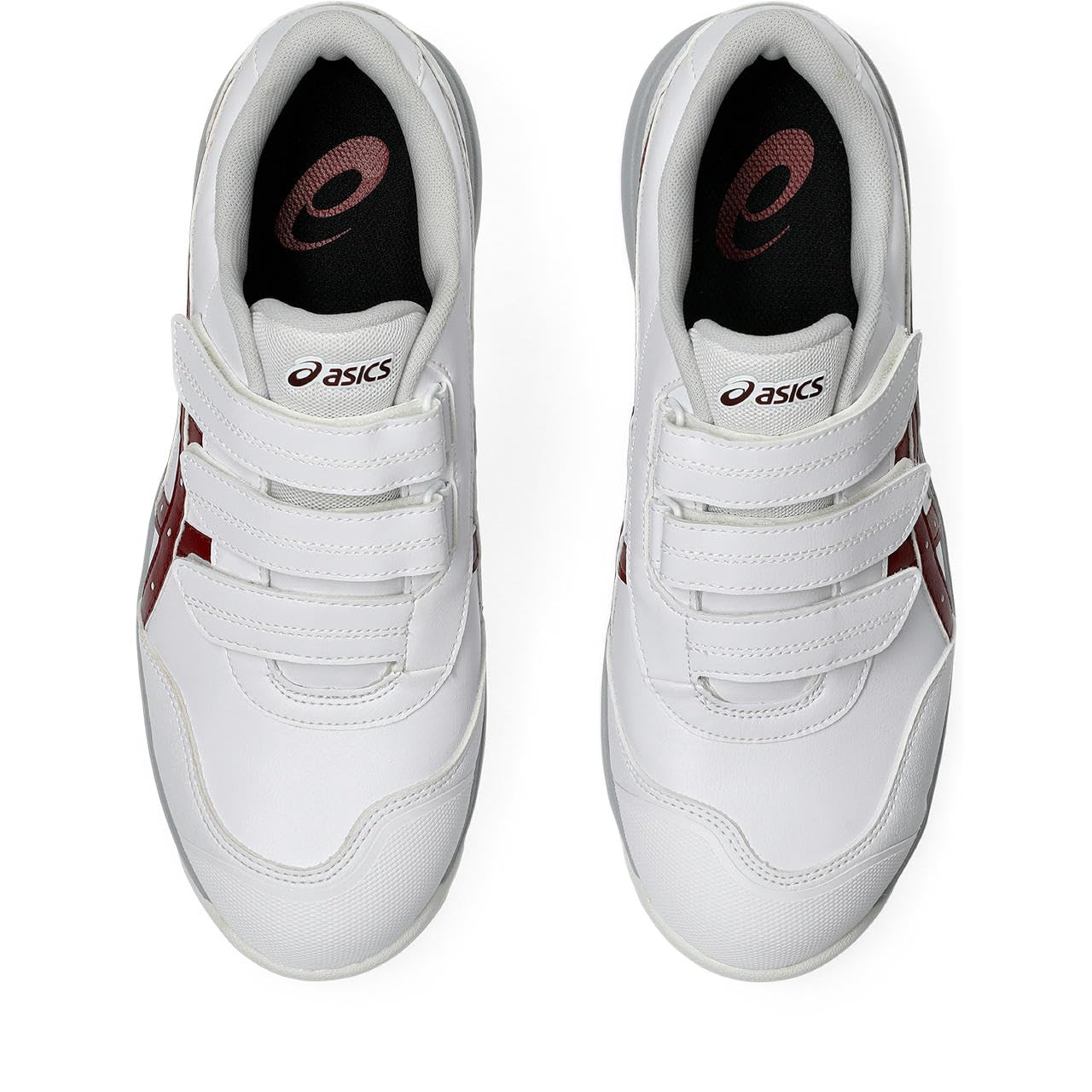 아식스 안전화 작업화 윈잡 CP311 JSAA A종 로우컷 벨크로 25.0 cm 3E 화이트/비트주스 이미지 4