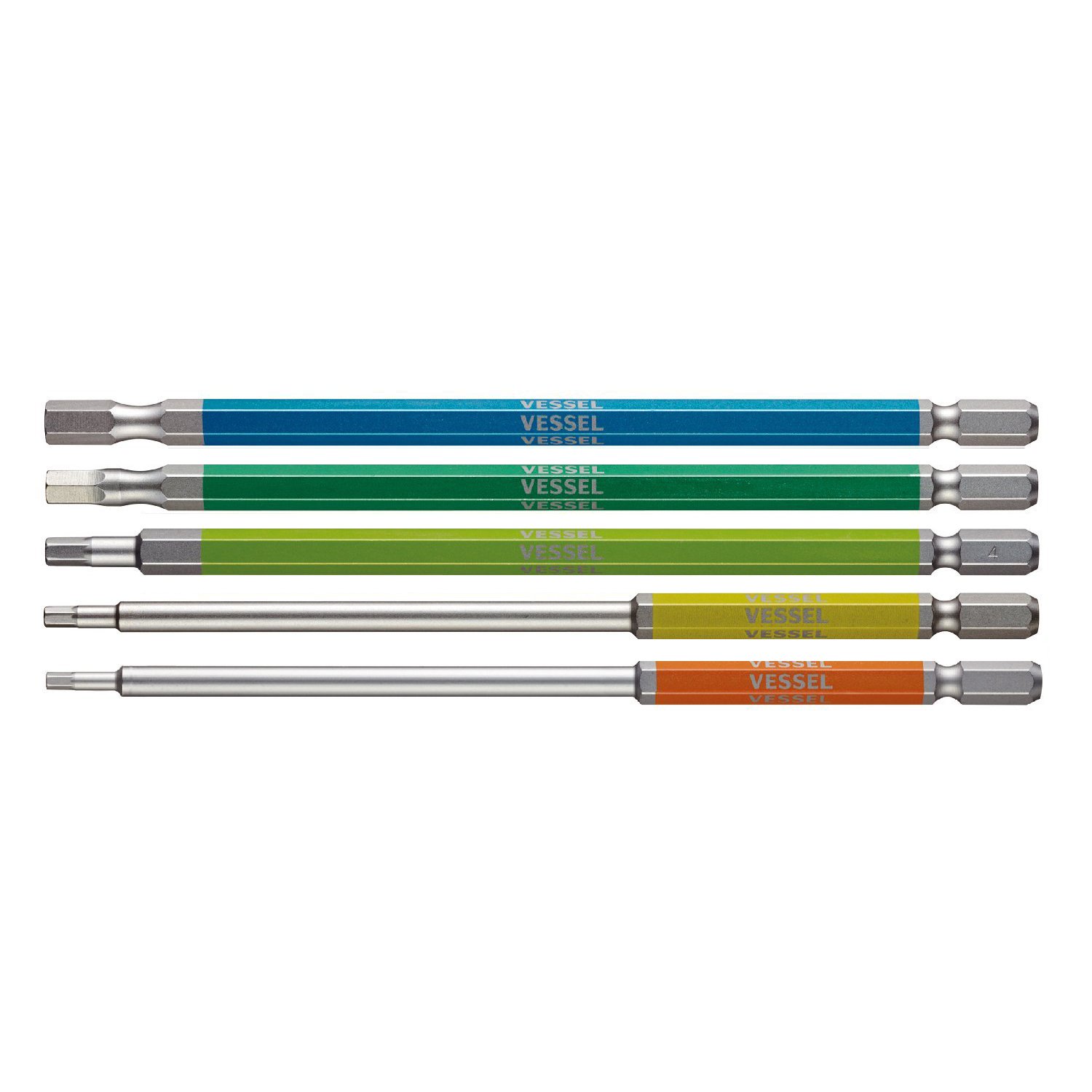 베셀 고사이 육각 비트 GS5P-32 2.5-6x150mm 5입 이미지 1