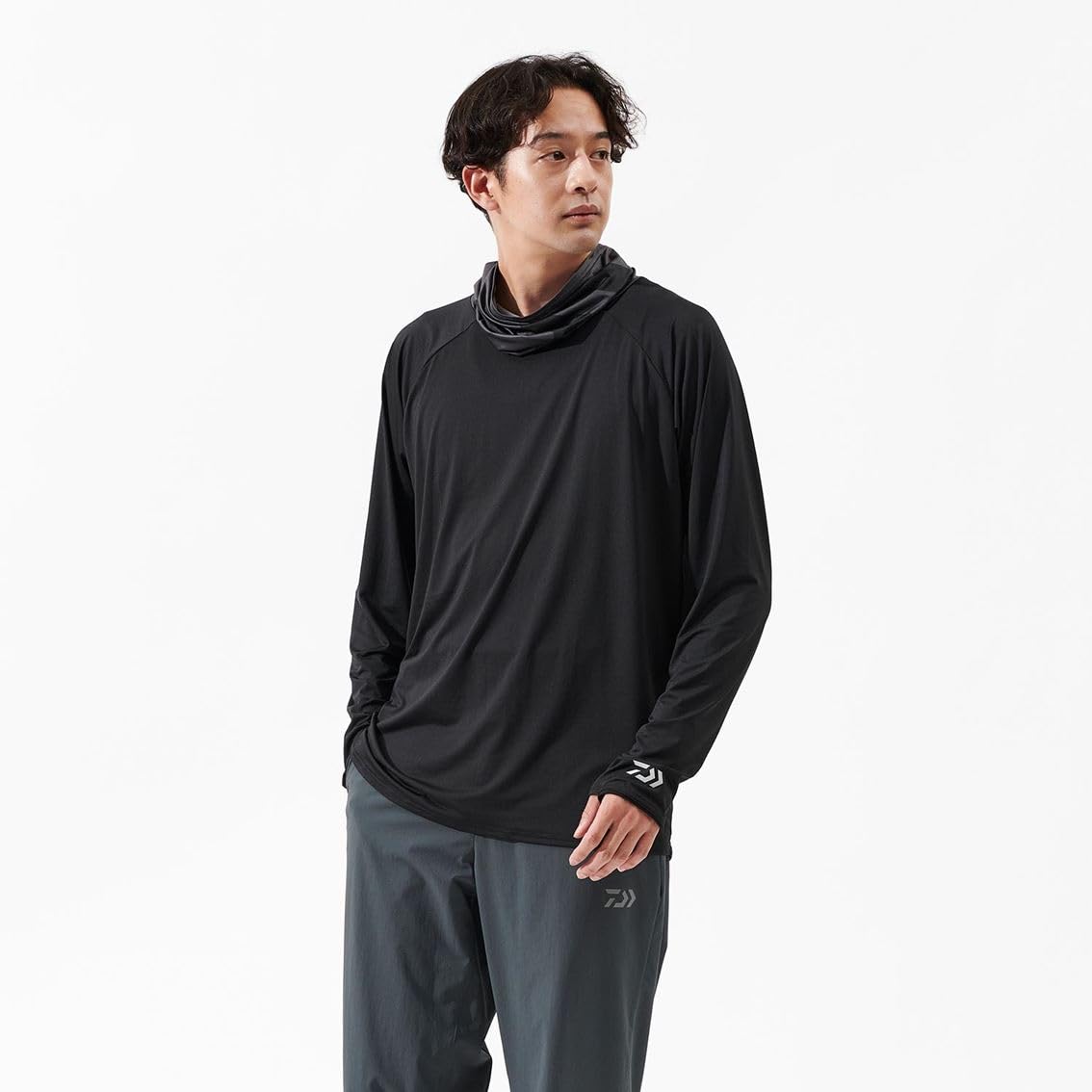 다이와 아이스드라이 DE-6025 XL 건메탈 하이넥 래시가드 XL 건메탈 이미지 4