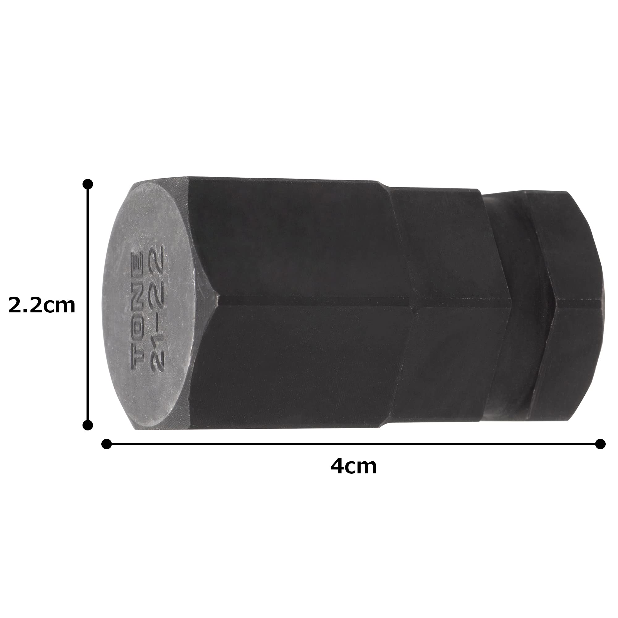 토네 BIT21-22 22mm 임팩트 육각 교체식 비트 이미지 4
