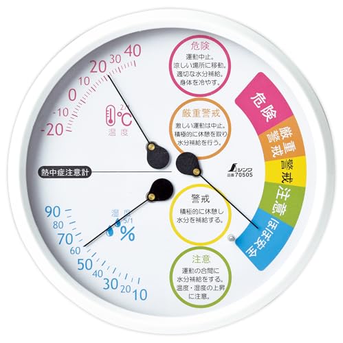 신와 온습도계 F-3L2 열사병주의 70505