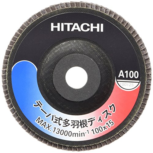 하이코키 0032-0732 100mm 테이퍼식 다엽 디스크 알루미나 입도100 이미지 3