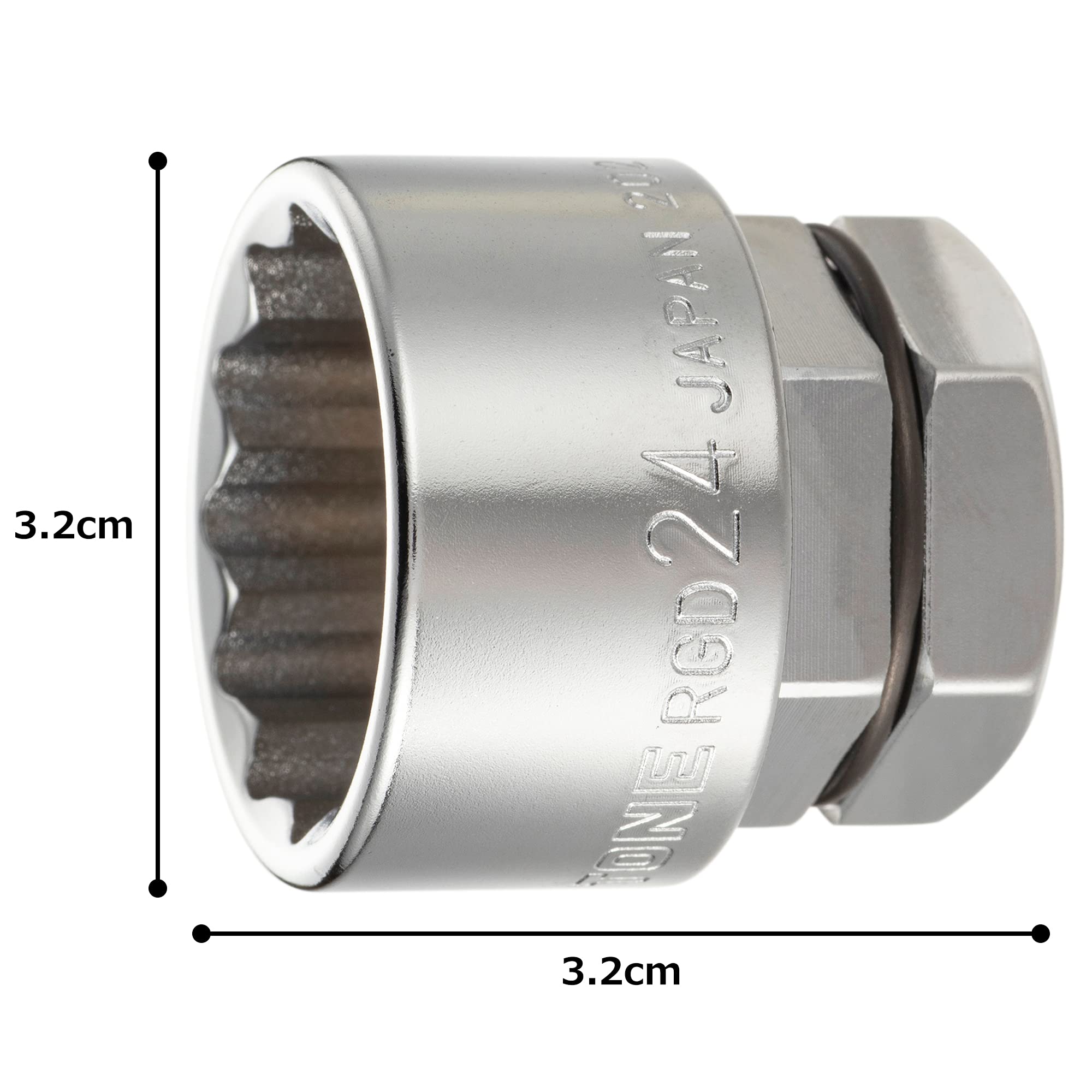 토네 RGD-24 24mm 12각 소켓 안경렌치용 이미지 5