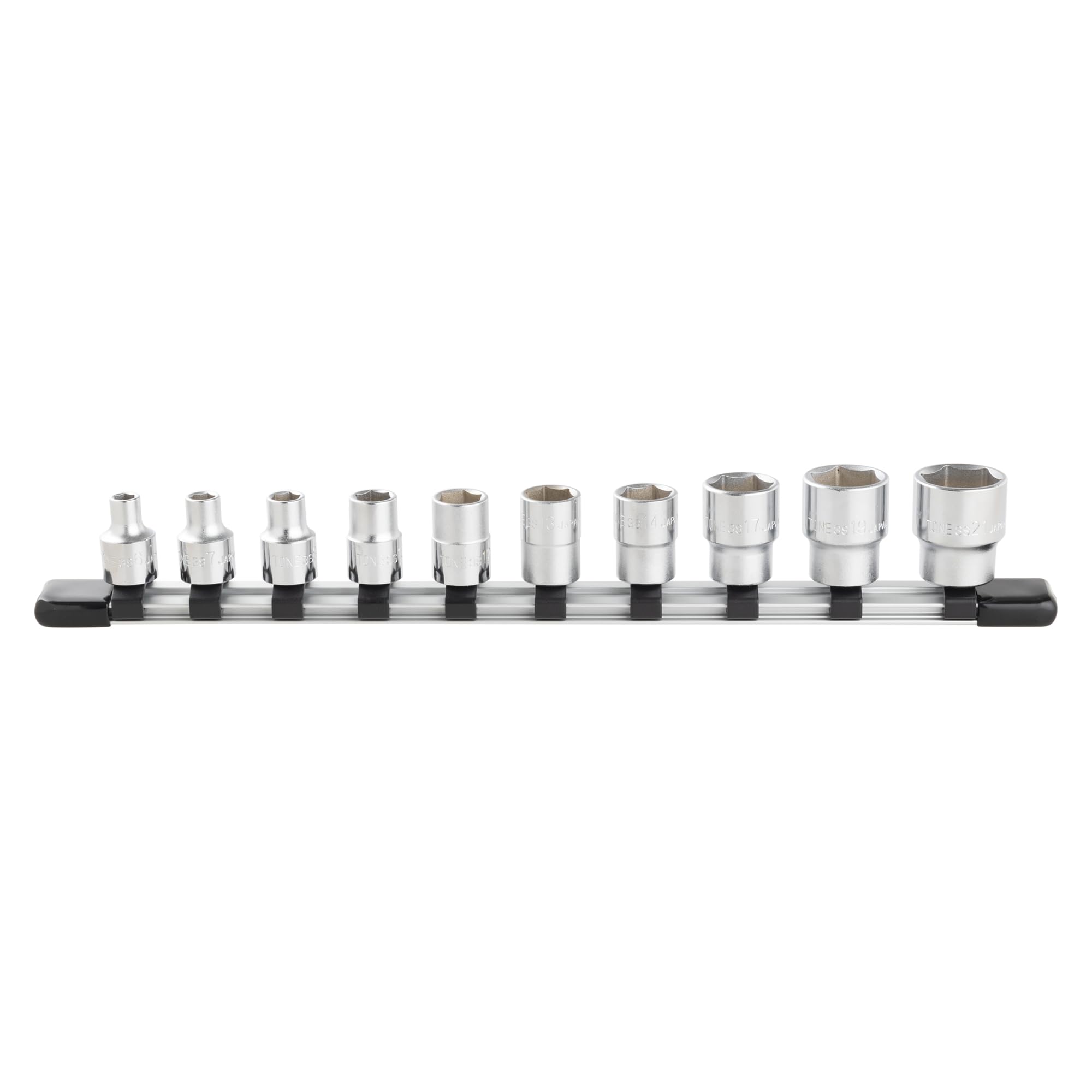 토네 HS310 6각 9.5mm 소켓 세트 홀더포함 10점 이미지 1