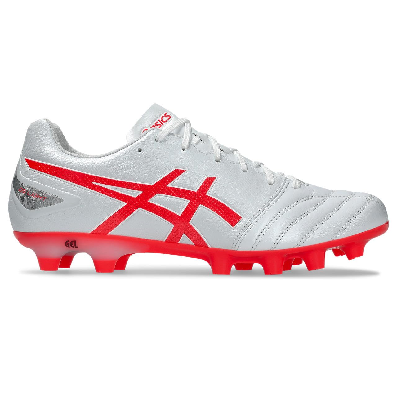 아식스 축구화 DS LIGHT PRO 25.0 cm 2E 104(화이트/플래시 레드) 이미지 3