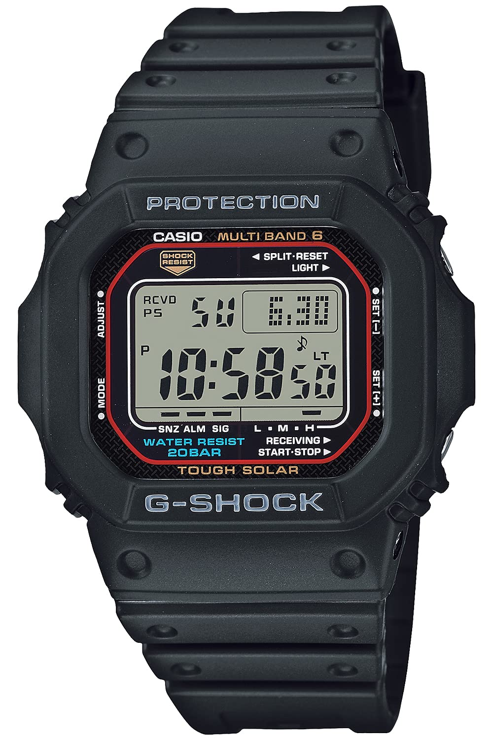 카시오 지샥 G-SHOCK 베이비지 GW-M5610U-1JF 전파솔라 커플시계 블랙 이미지 2