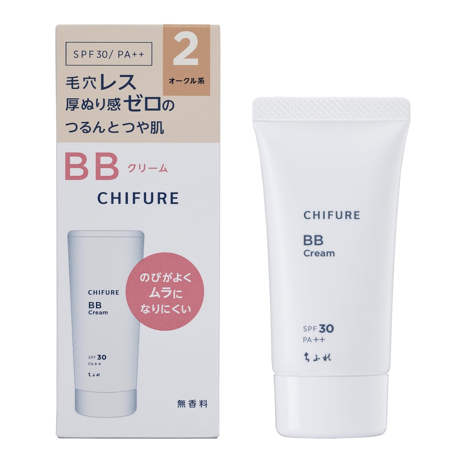 치후레 BB크림 N 2 30g SPF30 PA++ 파운데이션 2 오클계(리뉴얼 상품)