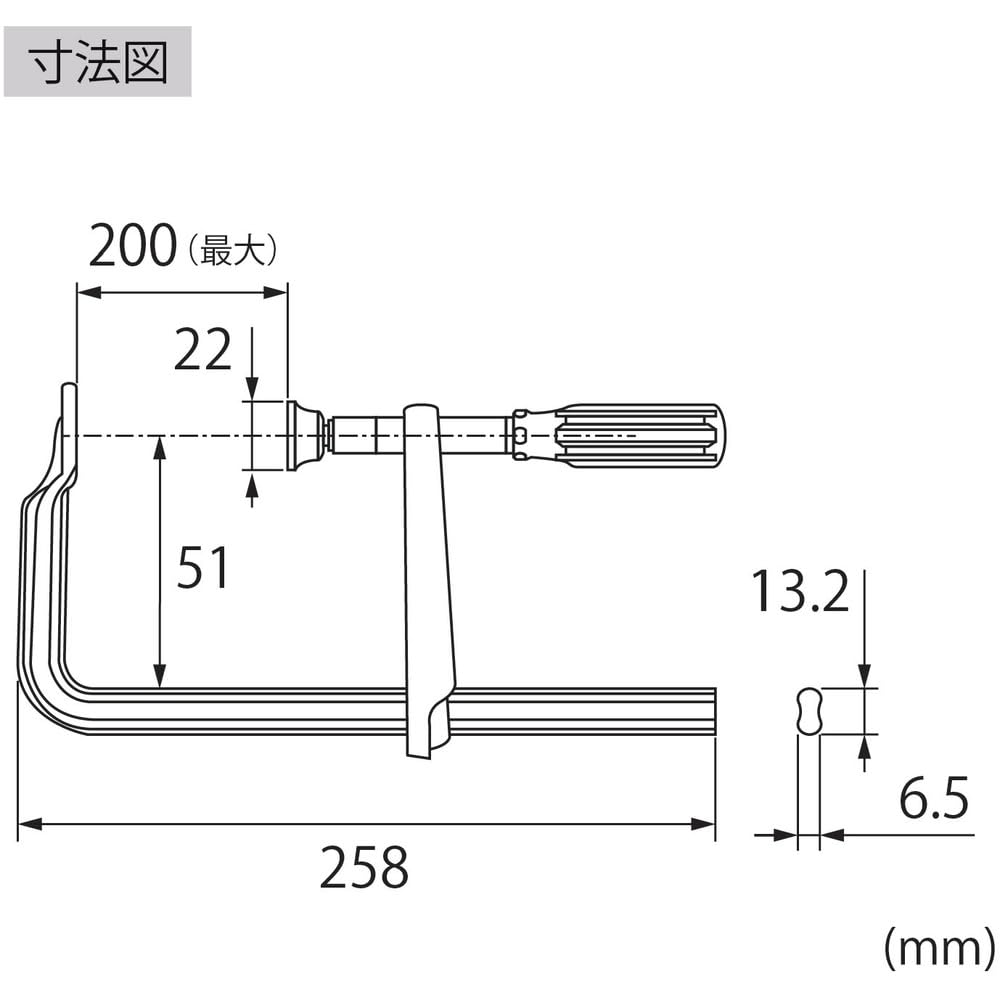롭텍스 에비만력 WF205A 200mm 클램프 그립핸들 소프트캡 이미지 4