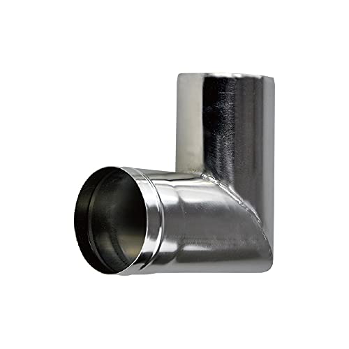 텐트마크 디자인 우드스토브 L 89mm 연통 90도 벤트 파이프