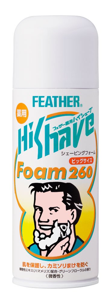 페더 하이쉐이브 폼 260g 면도 거품