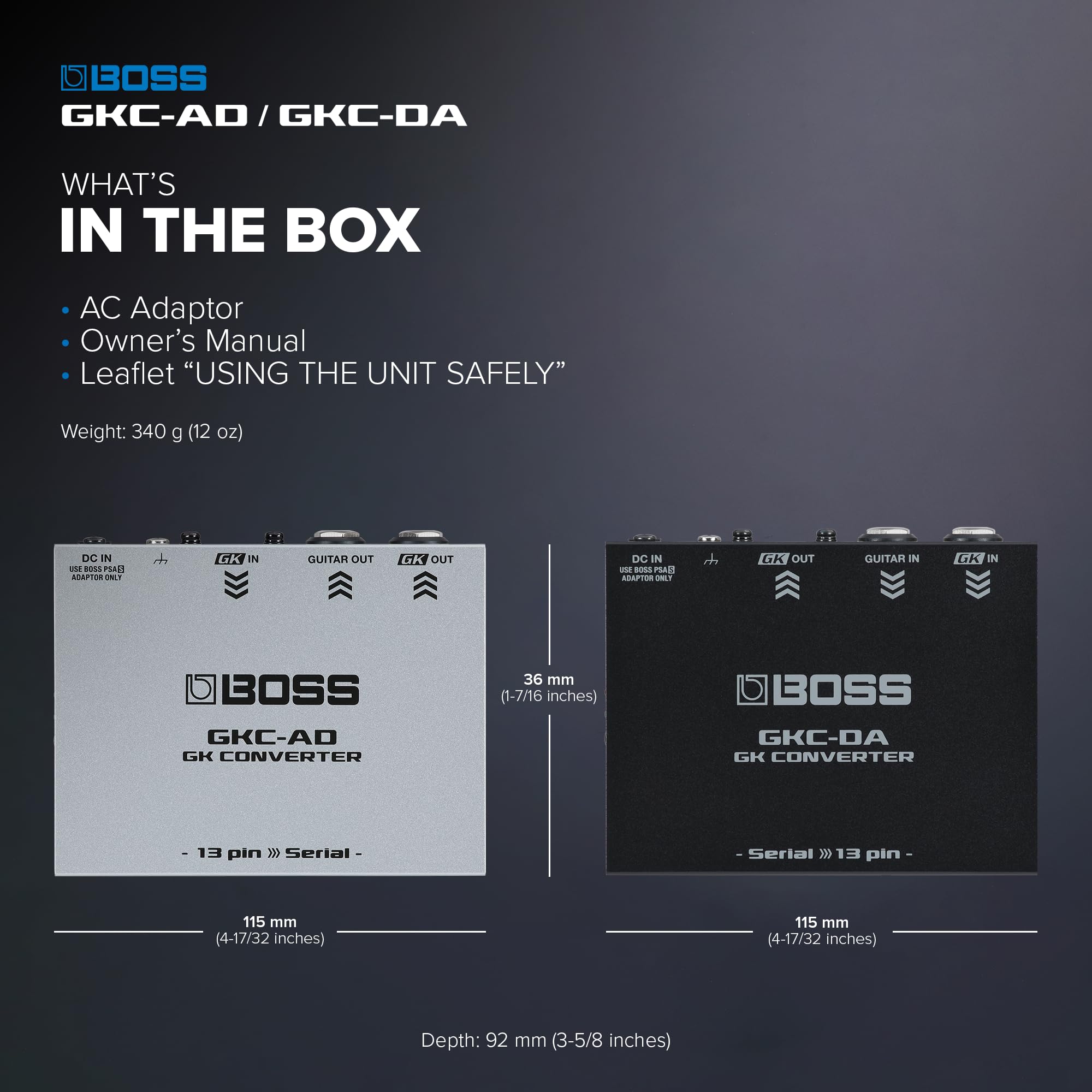 보스 GK 컨버터 GKC-DA 디지털 아날로그 변환기 이미지 6
